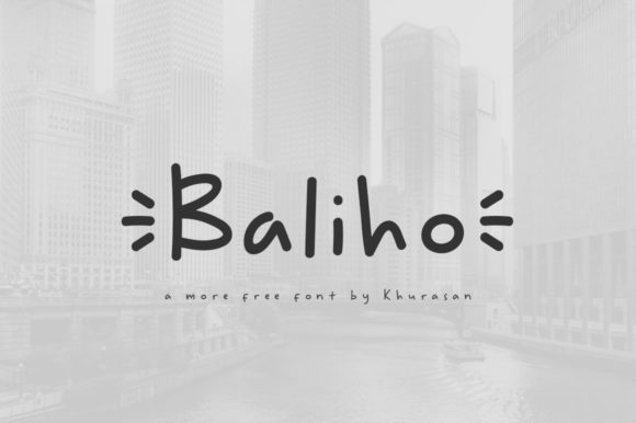 Baliho: A Stylish Font for Creative Designs