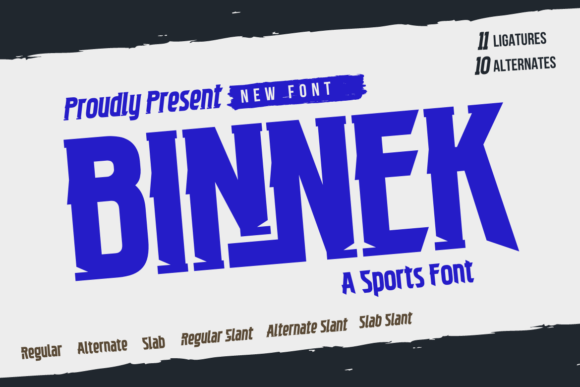 Binnek: The Bold Typeface for High-Performance Sports Communication