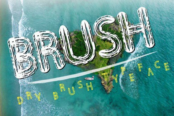 Brush: A Bold and Quirky Display Font for Creative Expression