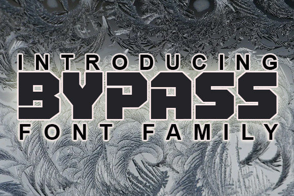 Bypass: A Bold, Futuristic Font for Modern Branding