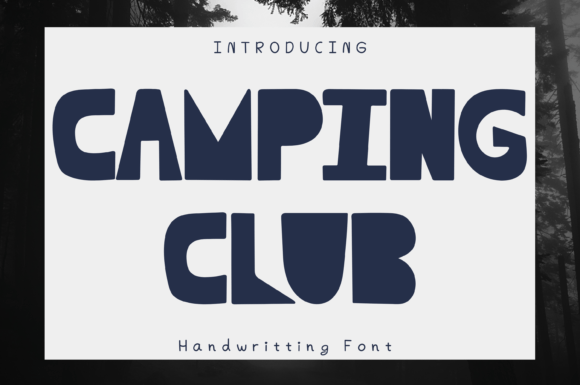 Camping Club: A Bold Font for Creative Expression
