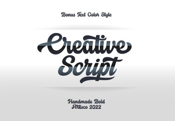 Creative Script: A Modern Display Font with Retro Flair