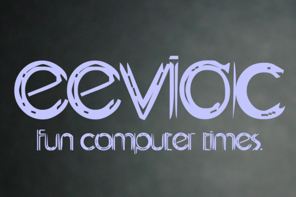 Discover Eeviac: A Distressed, Technology-Inspired Display Font for Creative Projects