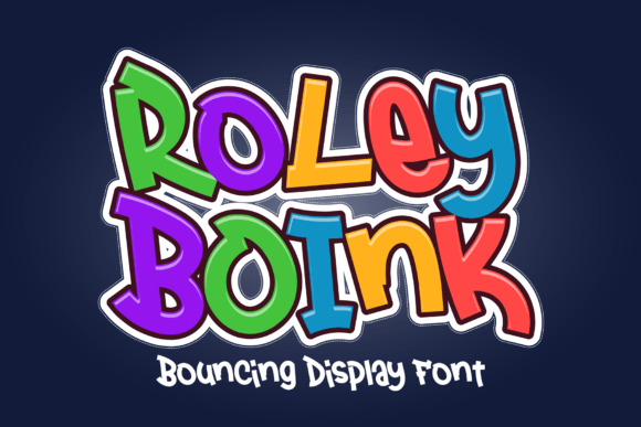 Discover the Charm of Roley Boink Font