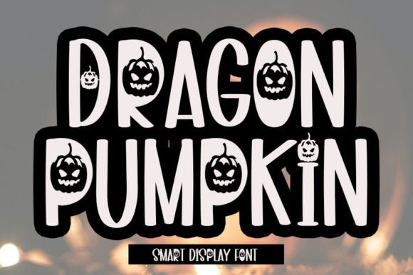 Dragon Pumpkin: A Versatile and Enchanting Display Font for Autumnal Projects