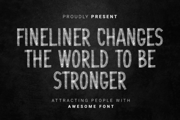 Fineliner Changes the World: A Futuristic Font for Modern Design