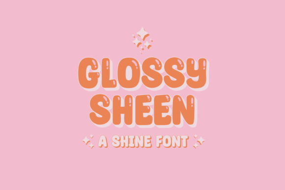 Glossy Sheen: A Shiny, Cool Font for Modern Design