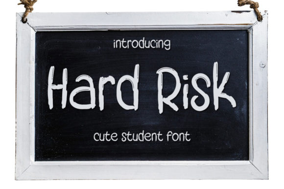 Hard Risk: A Bold Font for Professional Design