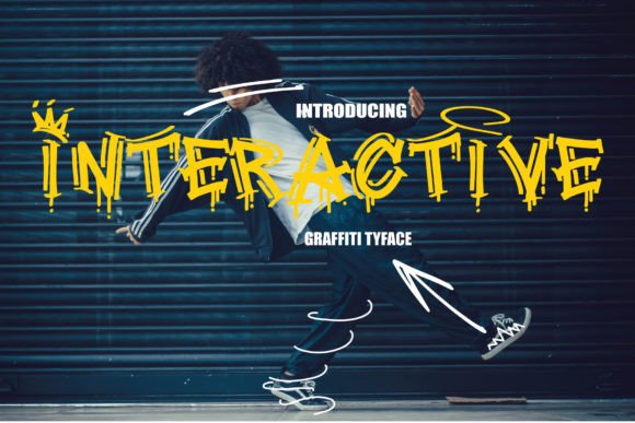 Interactive: A Bold, Urban-Styled Font for Modern Design