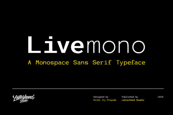 Livemono: A Modern Display Font for Creative Projects