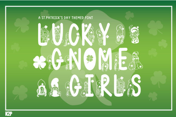 Lucky Gnome Girls: A Festive and Functional Font for Creative Projects
