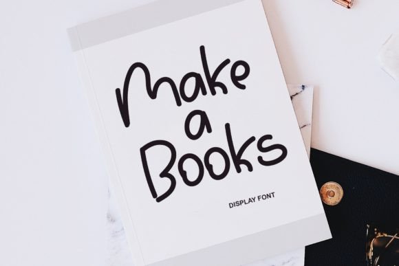 Make a Books: A Handwritten Display Font That Brings Creativity to Life