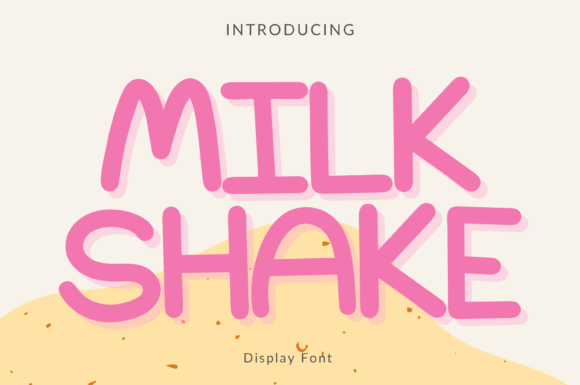 Milk Shake Style: A Quirky Font for Strategic Design