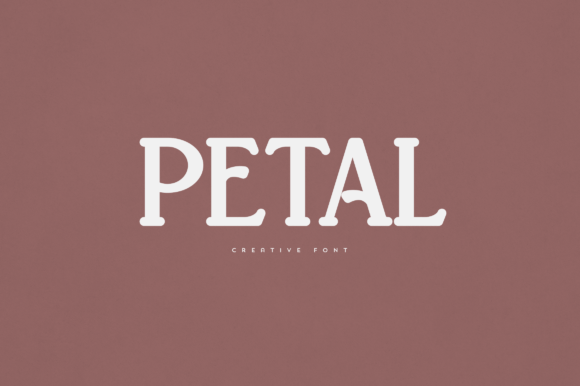 Petal: A Versatile Display Font for Stylish Typography