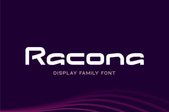 Racona: A Bold Display Font That Elevates Your Creative Projects