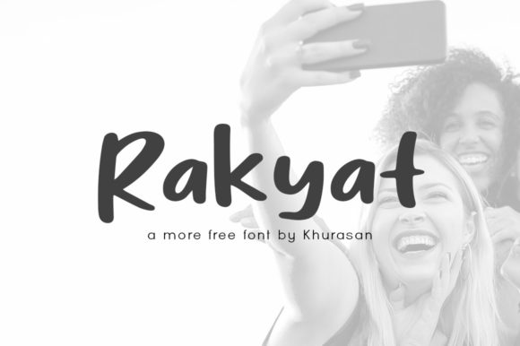 Rakyat: A Modern Display Font for Creative Projects