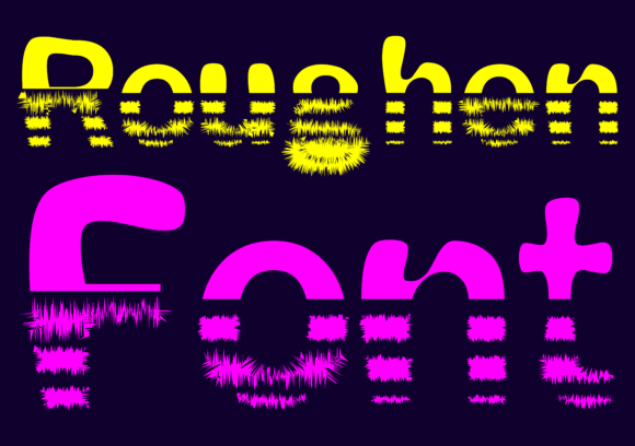 Roughen: A Quirky Font for Creative Expression