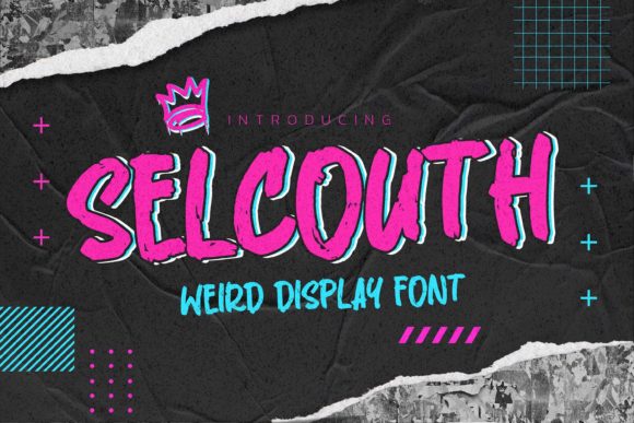 SELCOUTH: A Unique Brush Font for Creative Projects