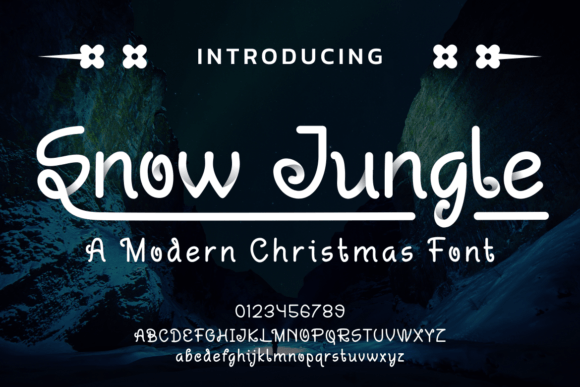 Snow Jungle: A Handwritten Font for Creative Workflows