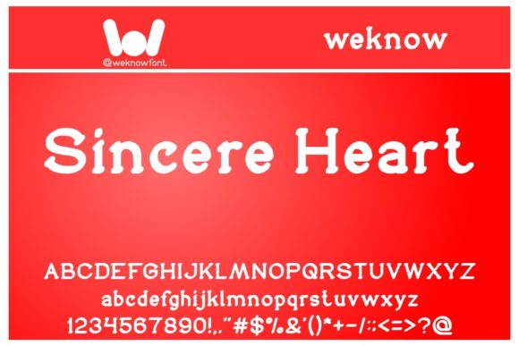 The Magic of Sincere Heart: A Unique Display Font for Modern Design