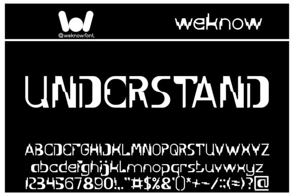 Understand: A Versatile Techno Sci-Fi Font