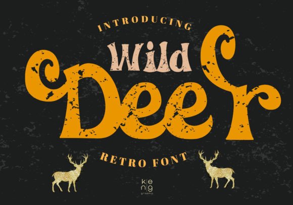 Wild Deer: A Retro Display Font That Brings Nostalgia to Modern Design